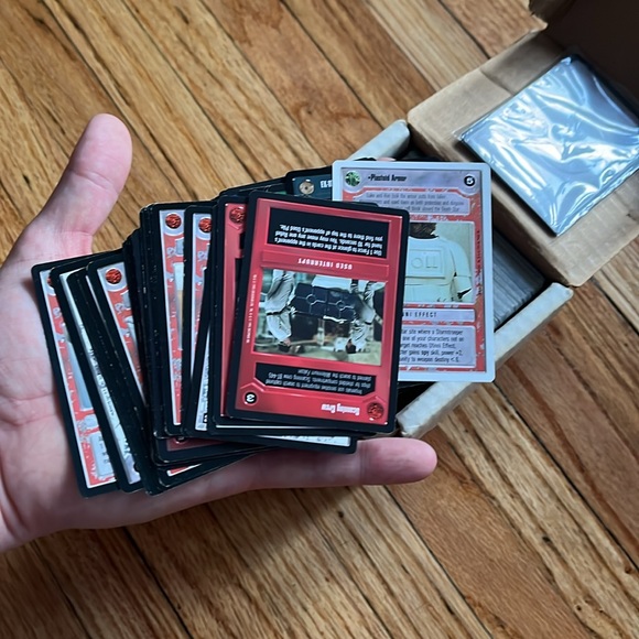 225 Card Lot / 1995 Star Wars CCG Customizable Card Game - Picture 2 of 8